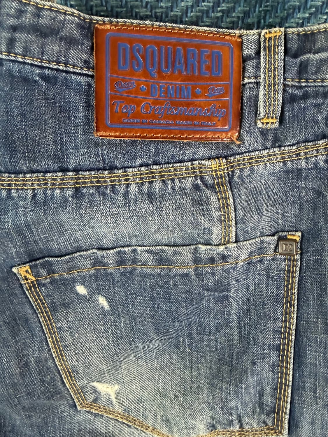 디스퀘어드2 (Dsquared2) 11SS 바이커 핏 데님 팬츠 상품이미지8