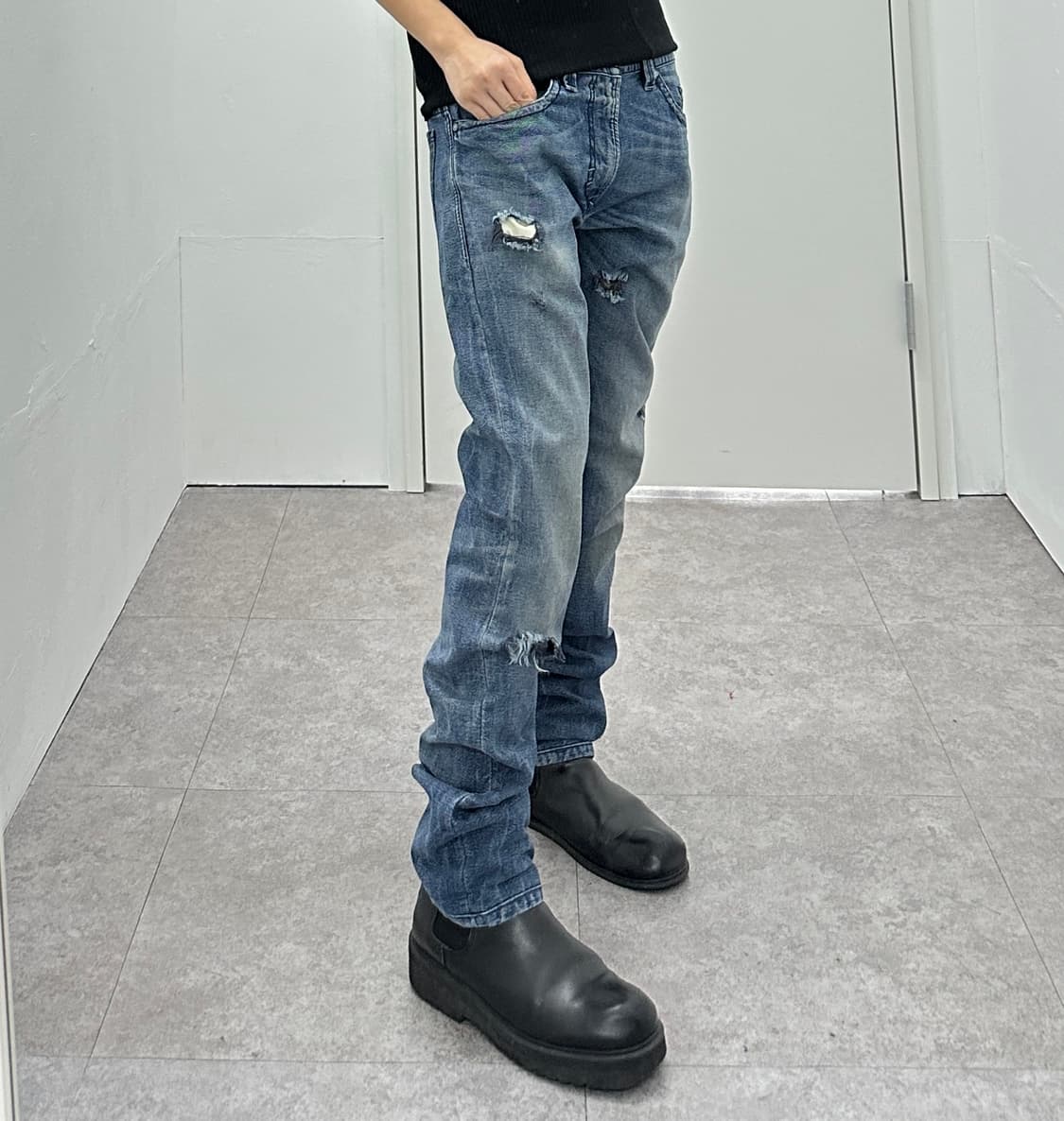 Diesel denim destroyed jeans 상품이미지9