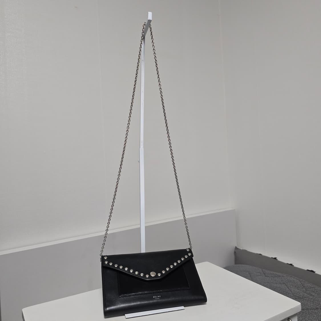 셀린느 블랙 체인 숄더백 상품이미지2