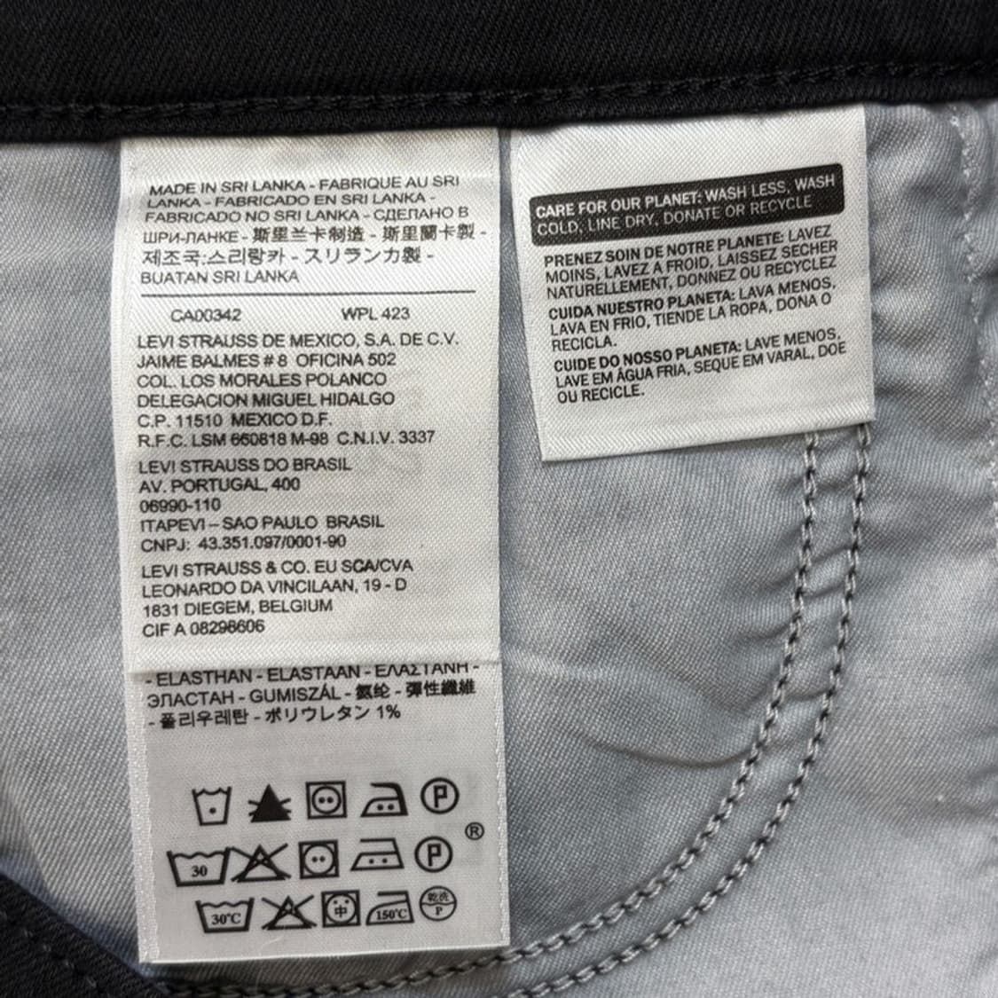 LEVI'S 314 셰이핑 스트레이트 진 33 상품이미지5