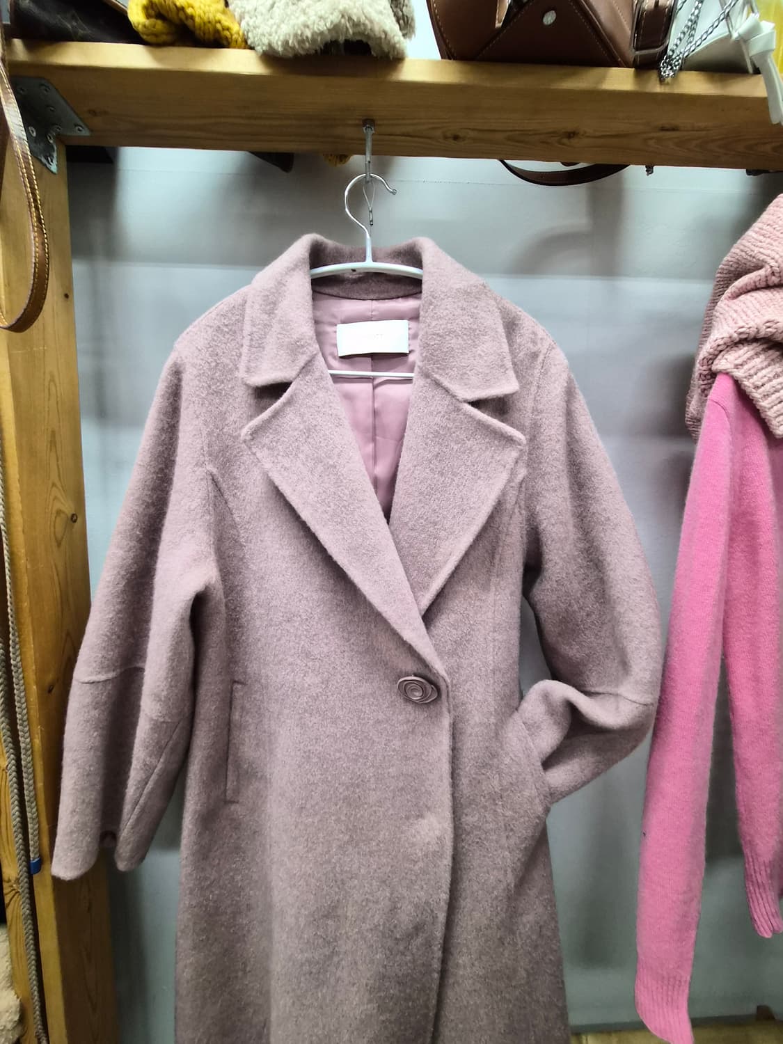 지고트 캐시미어 벌룬 입체 핸드메이드 롱코트 상품이미지4