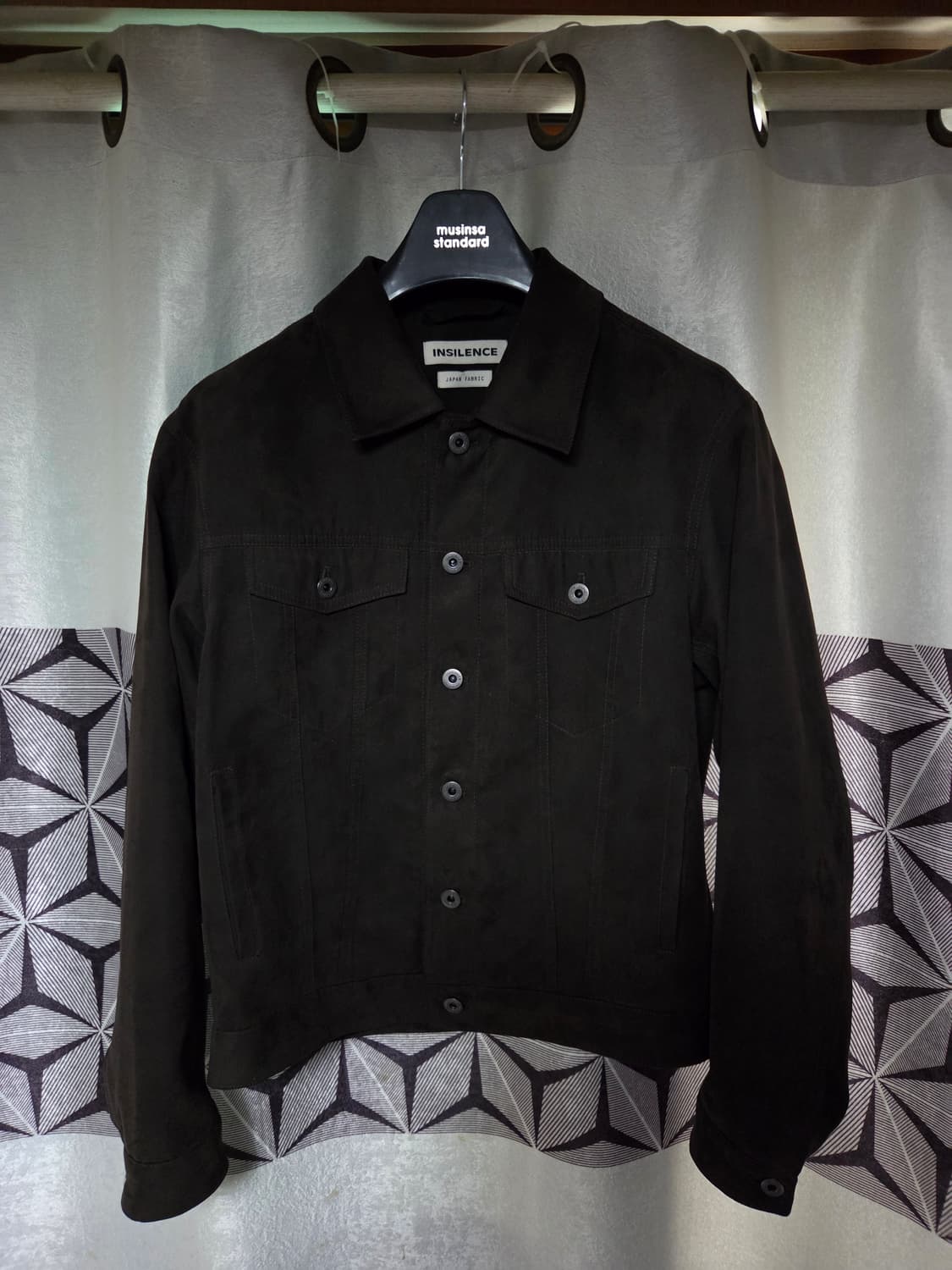 인사일런스 포우 스웨이드 트러커 자켓 BROWN 상품이미지2