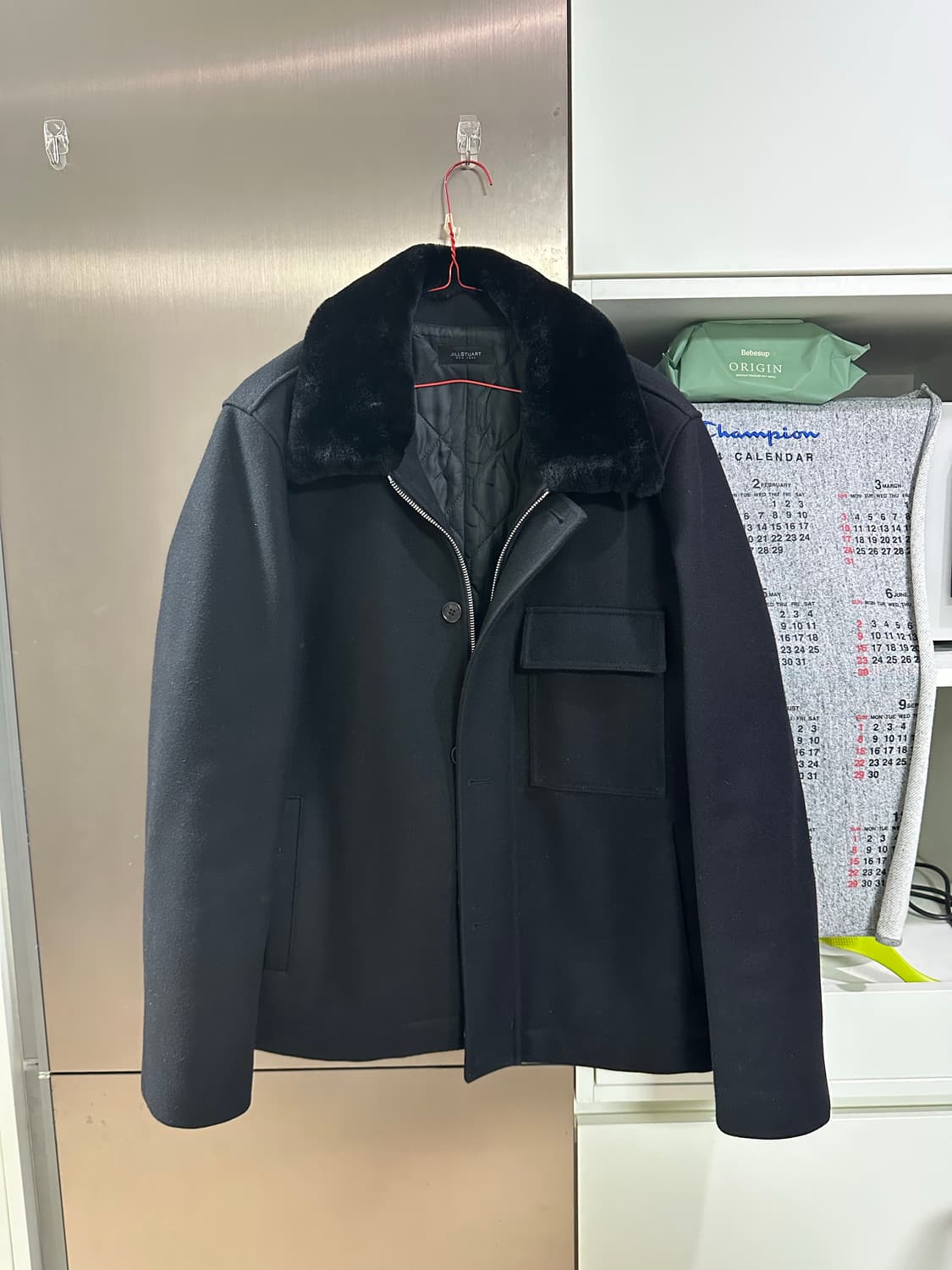 질스튜어트뉴욕 무스탕 캐시미어 자켓 상품이미지1