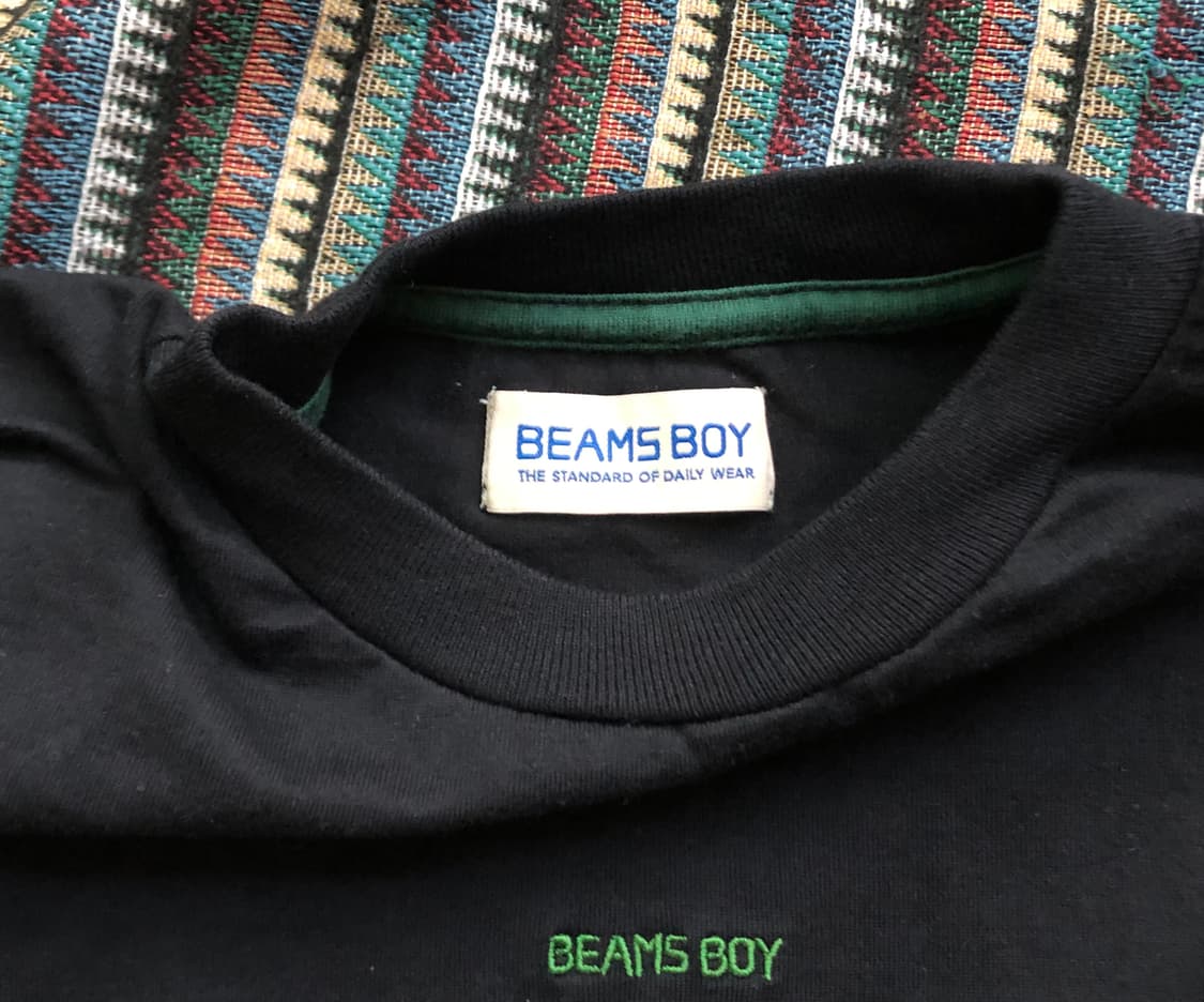 Beams boy small logo 롱슬리브 상품이미지2