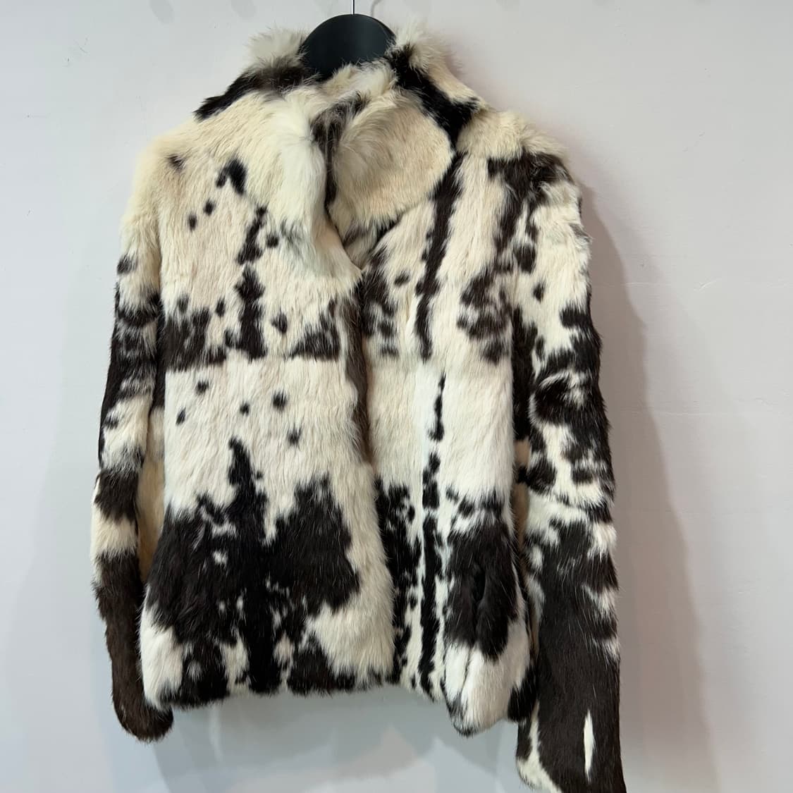 애니멀 프린트 레빗 퍼 자켓 상품이미지5