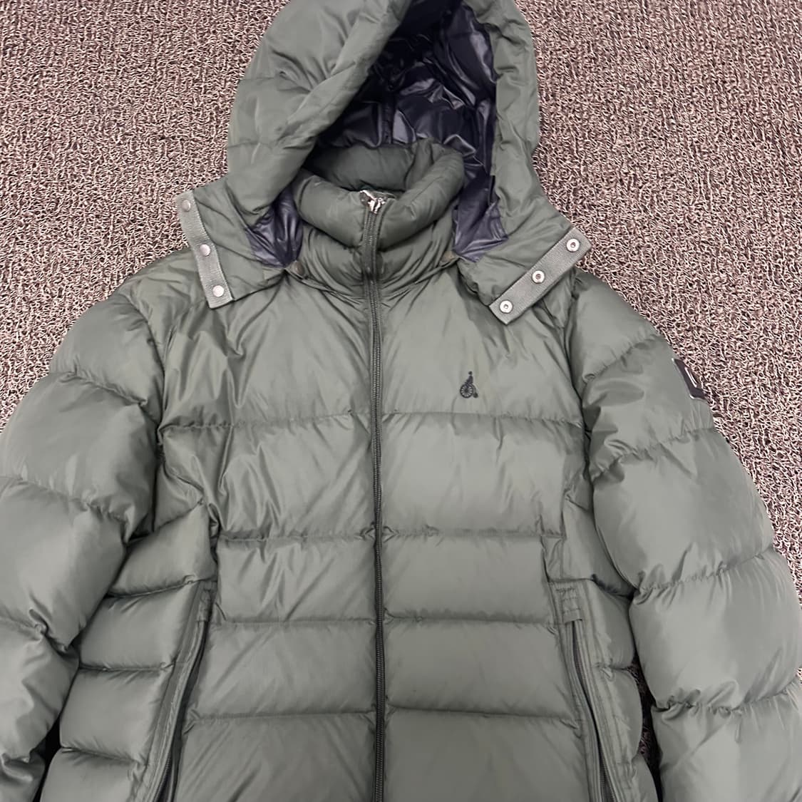 빈폴 덕다운 후드 패딩 점퍼 카키 105(XL) 상품이미지2