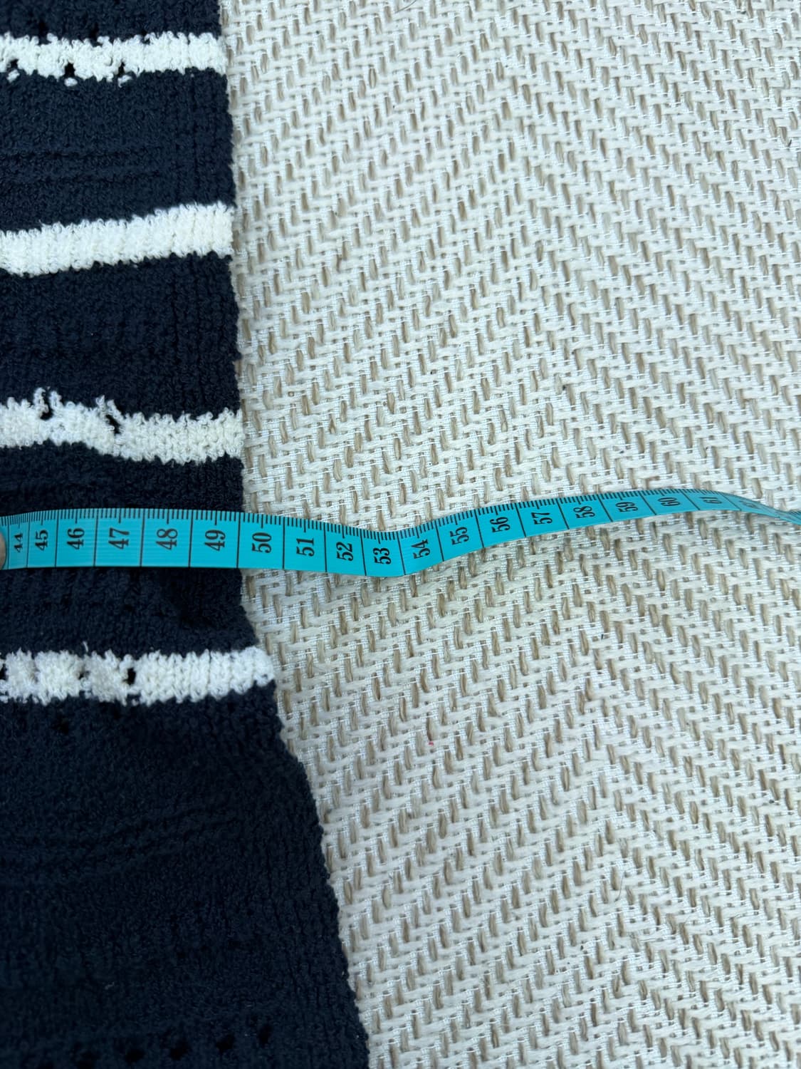 정품) 랑방 한섬 스트라이프 니트 탑 F 상품이미지9