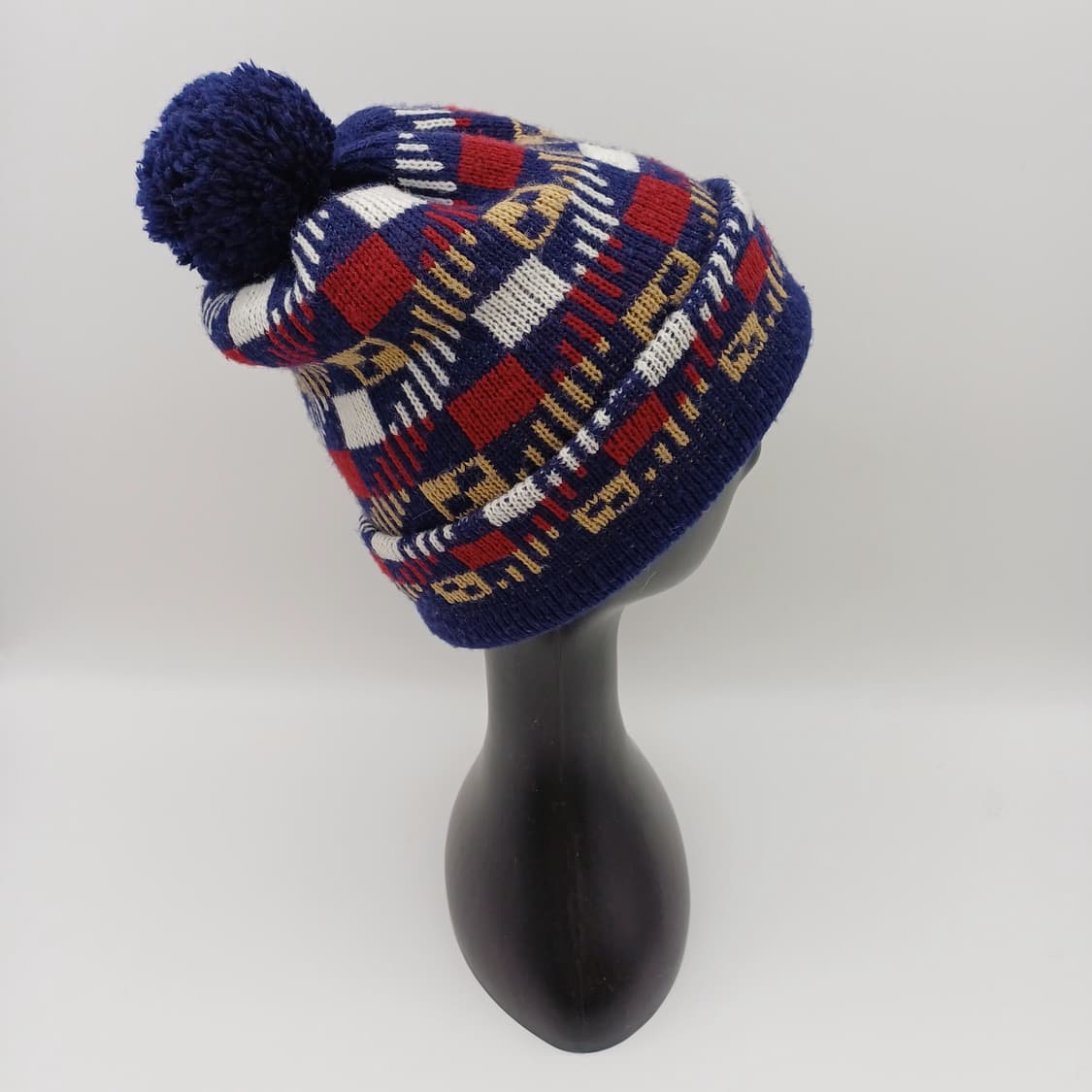 일본 빈티지 니트 비니 방울 모자 [BF10445-162-52] 상품이미지4