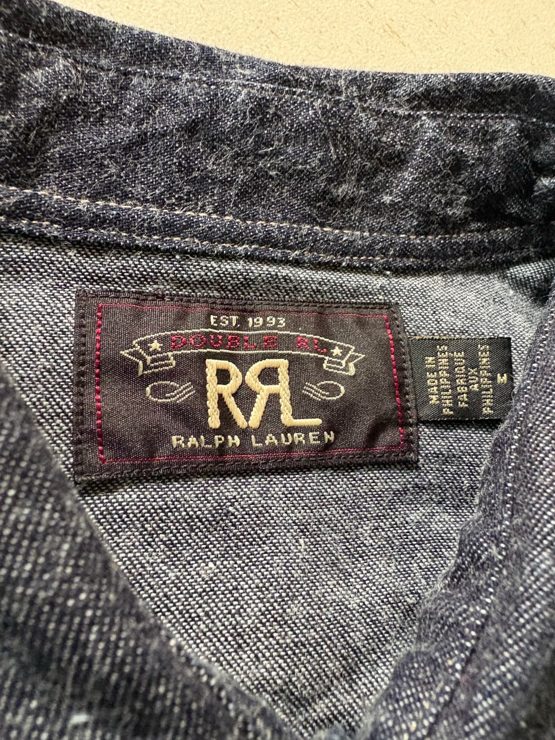 RRL 데님셔츠 M  더블알엘 상품이미지2
