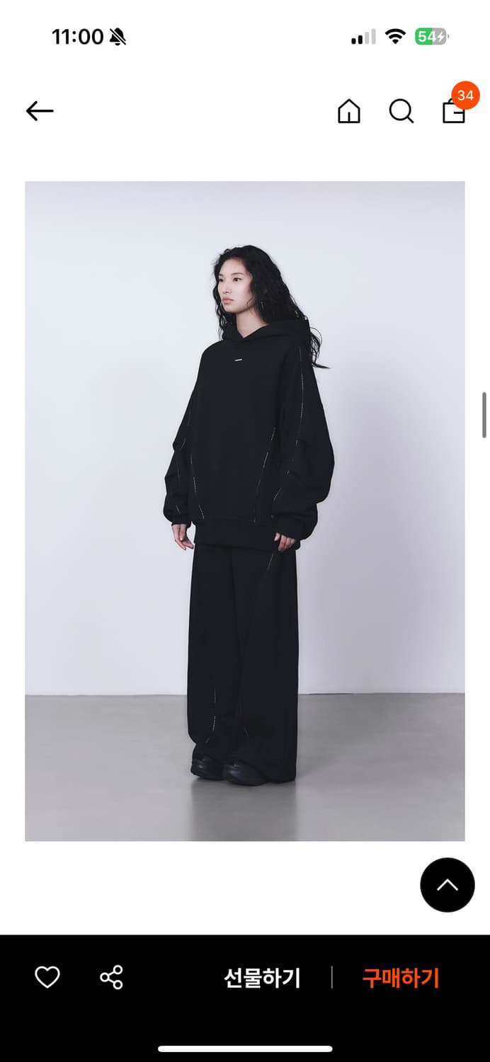 (세트,셋업) 트리밍버드 piping 후드티 스웻팬츠 트레이닝복 상품이미지2