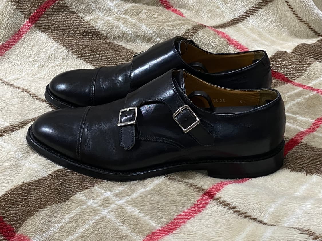 made in italy 🇮🇹 듀칼 남성 더블 몽크스트랩 구두 260 상품이미지2