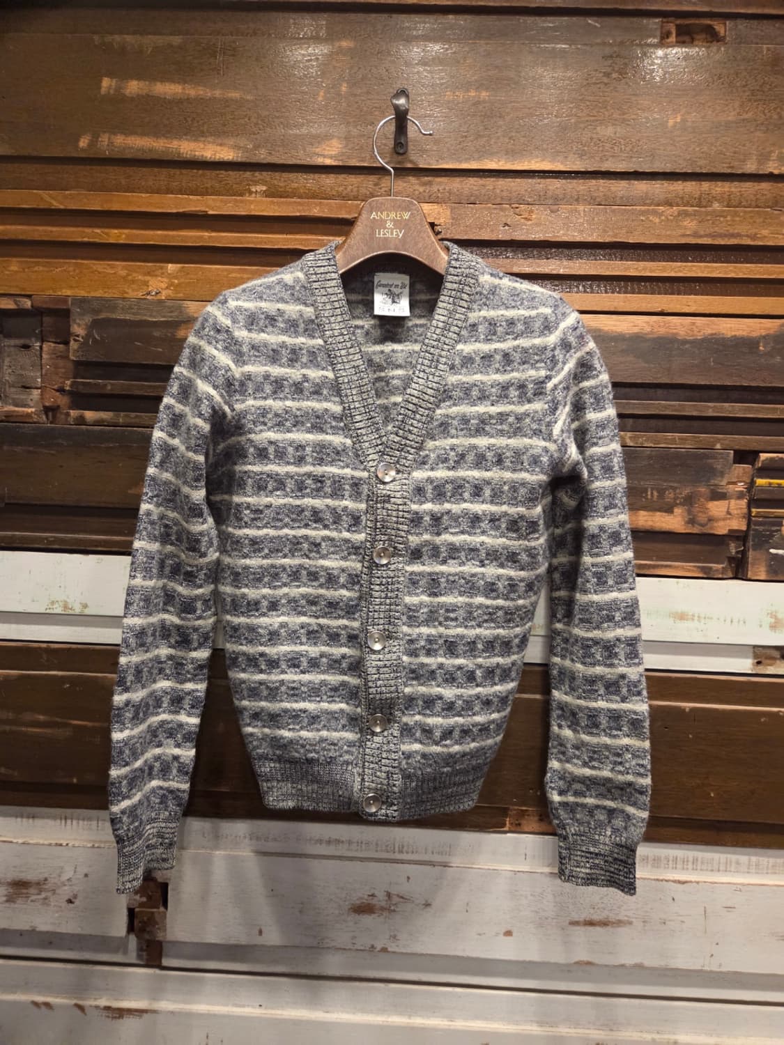 Garanteret ren uld S.N.S 노르딕 가디건 상품이미지4