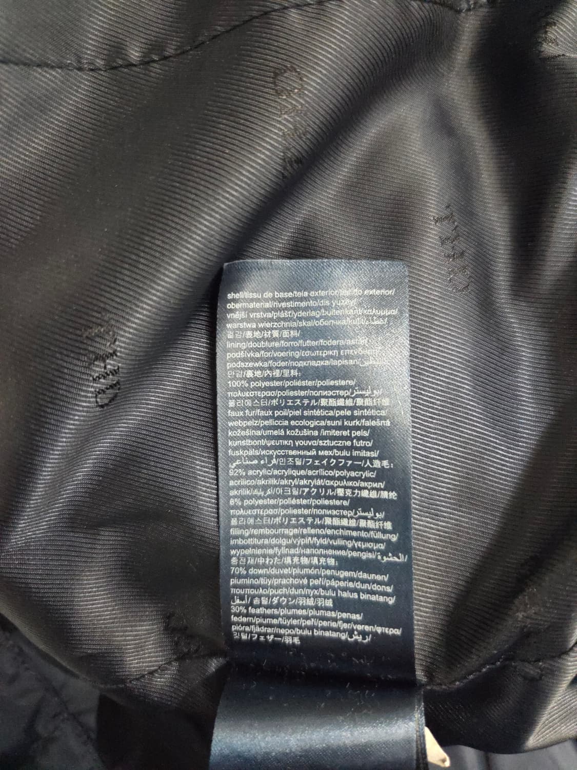 타미힐피거 데님 여성 네이비 롱 패딩 상품이미지9