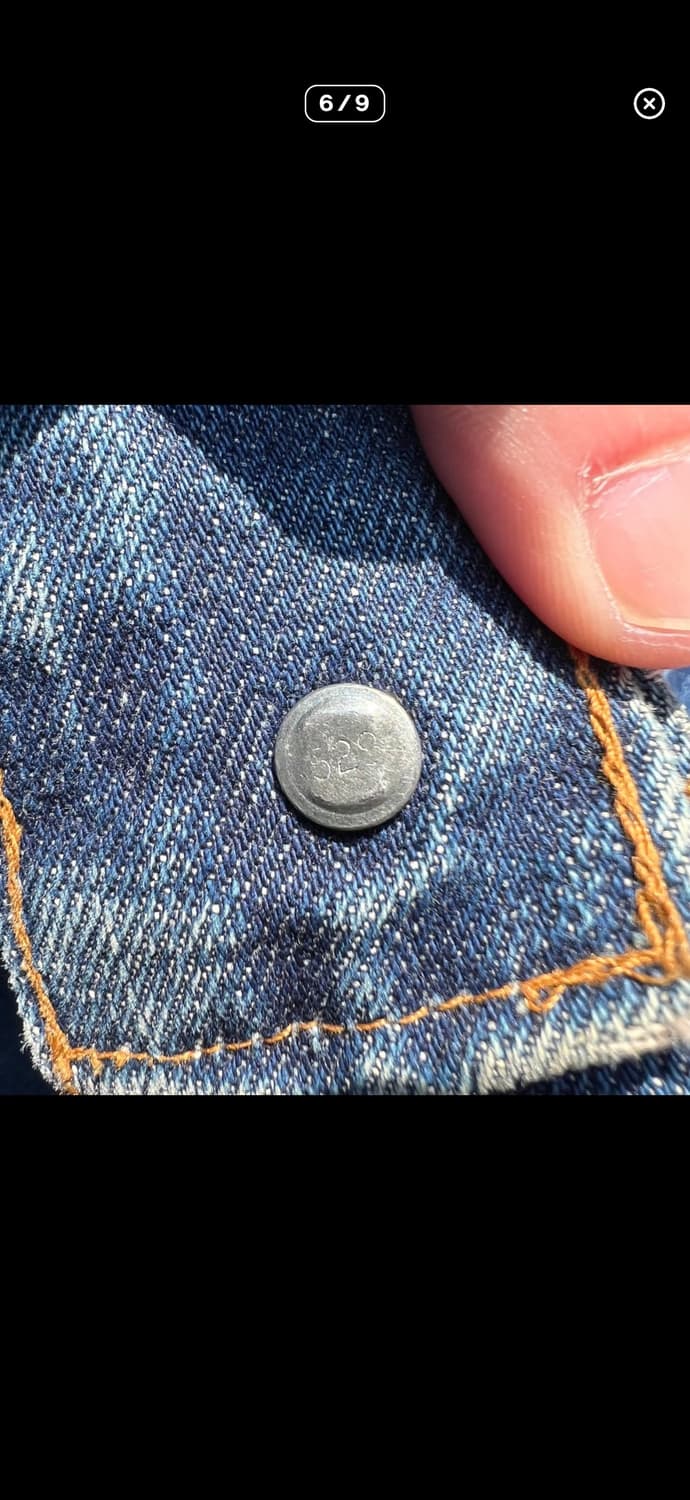 70's 리바이스 3세대 70505 데님 트러커 자켓 상품이미지6