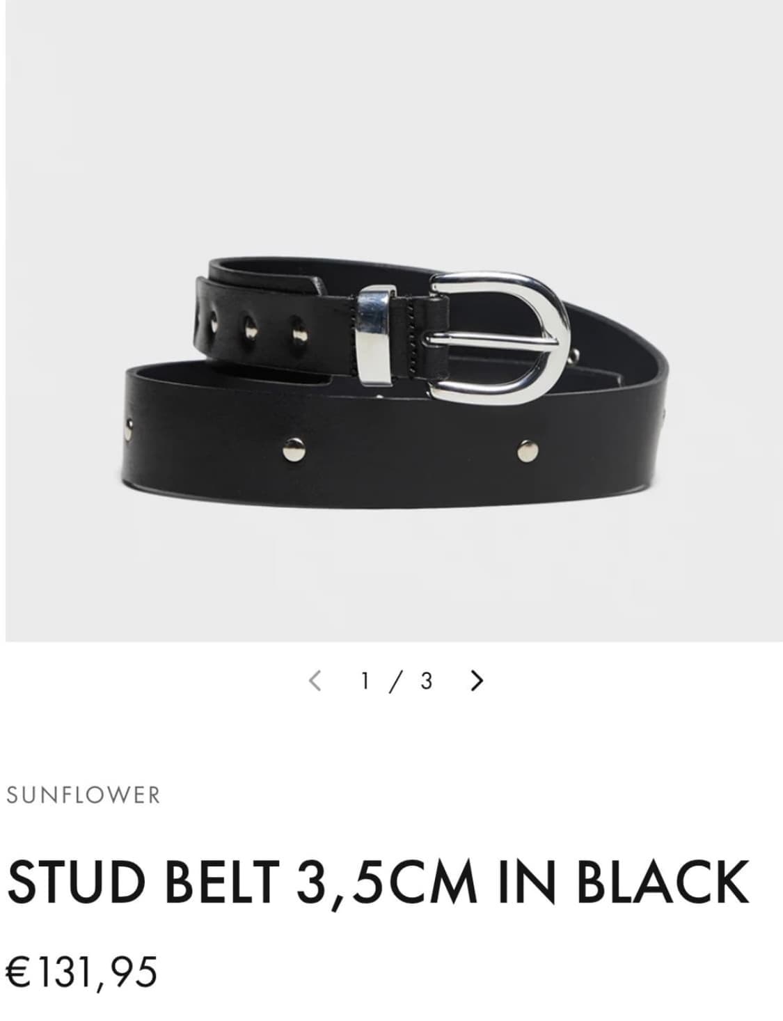 선플라워 스터드 벨트(85) 상품이미지3