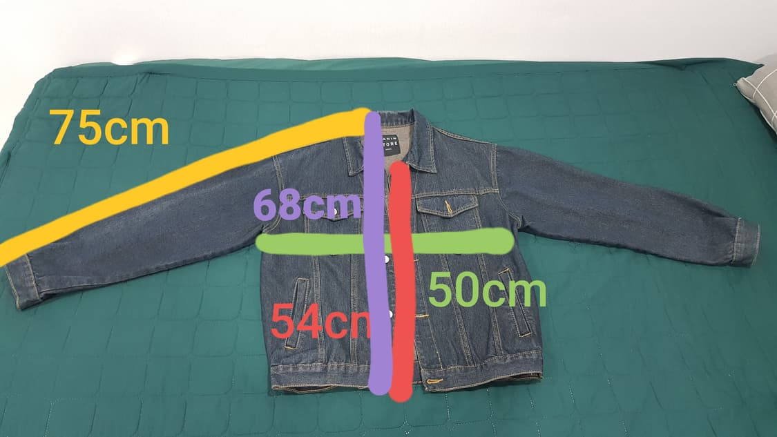 [옷장정리] MANIN STORE 데님 자켓 진청 상품이미지4