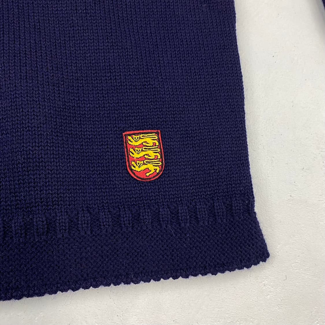 건지 울른스 터틀넥 네이비 피셔맨 스웨터 (100) 상품이미지5