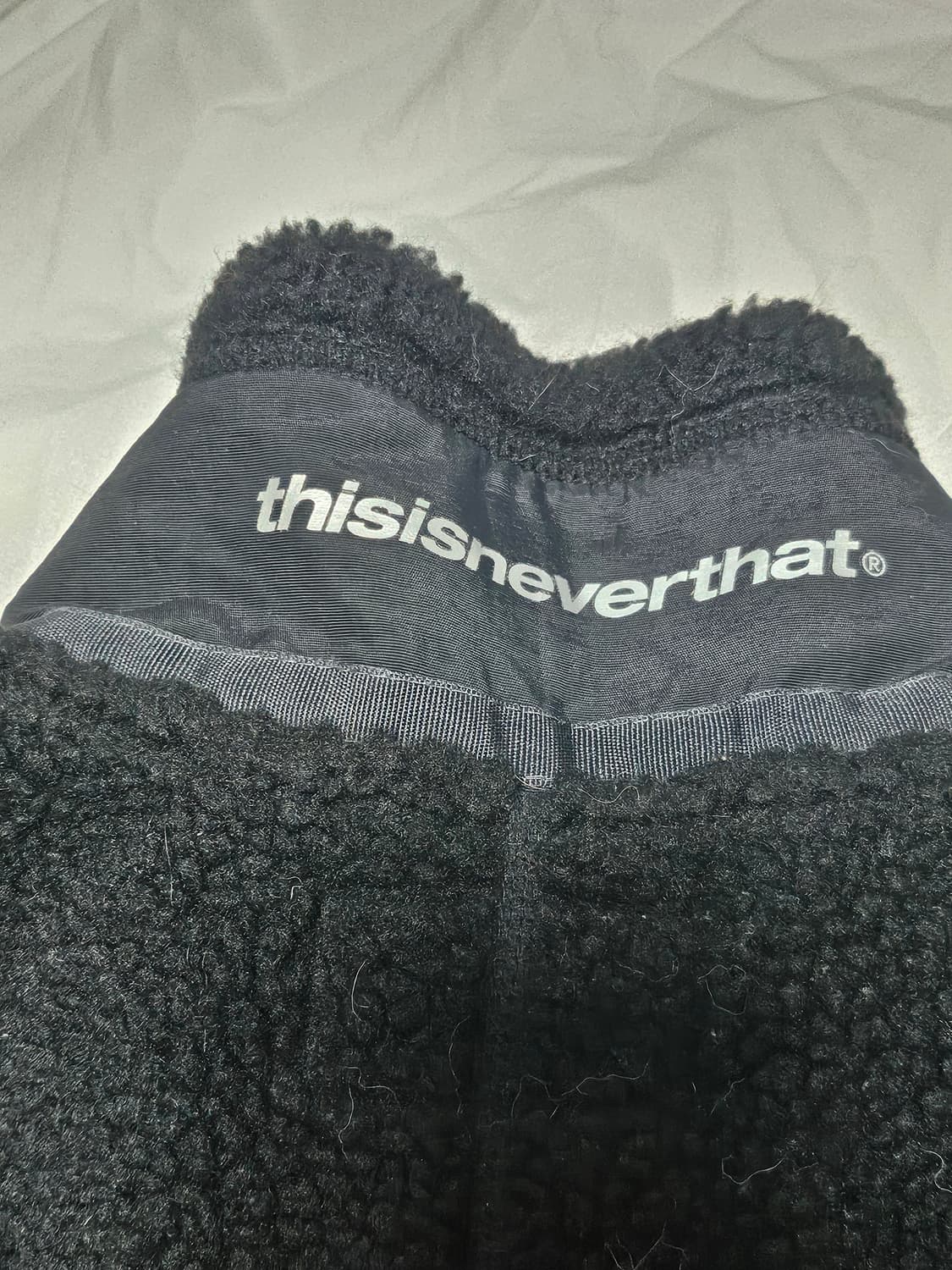 디스이즈네버댓 플리스 블랙 L 상품이미지4