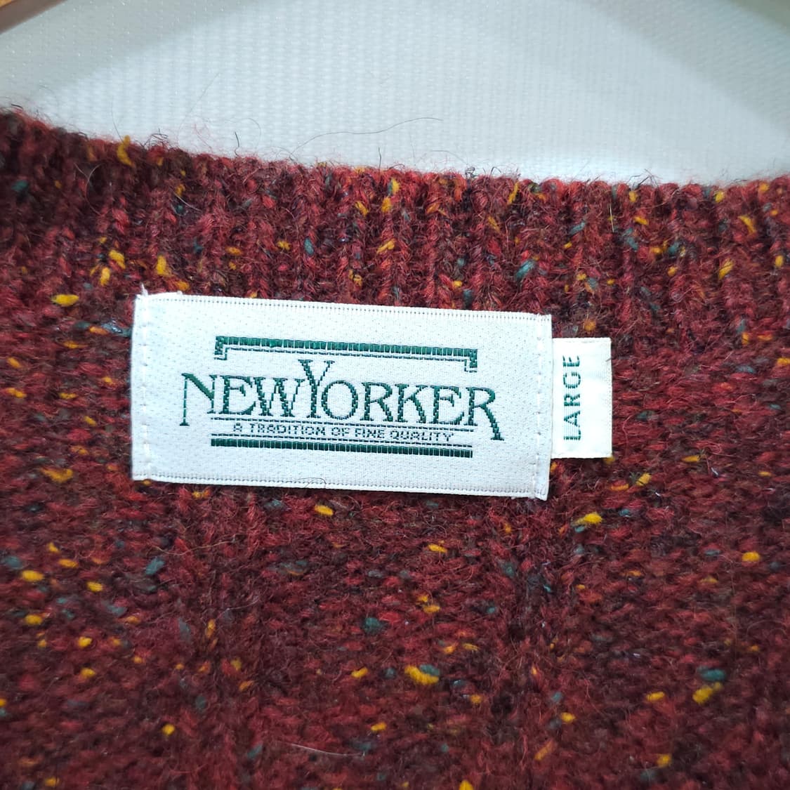 NEWYORKER 니트 조끼 베스트- L 상품이미지6