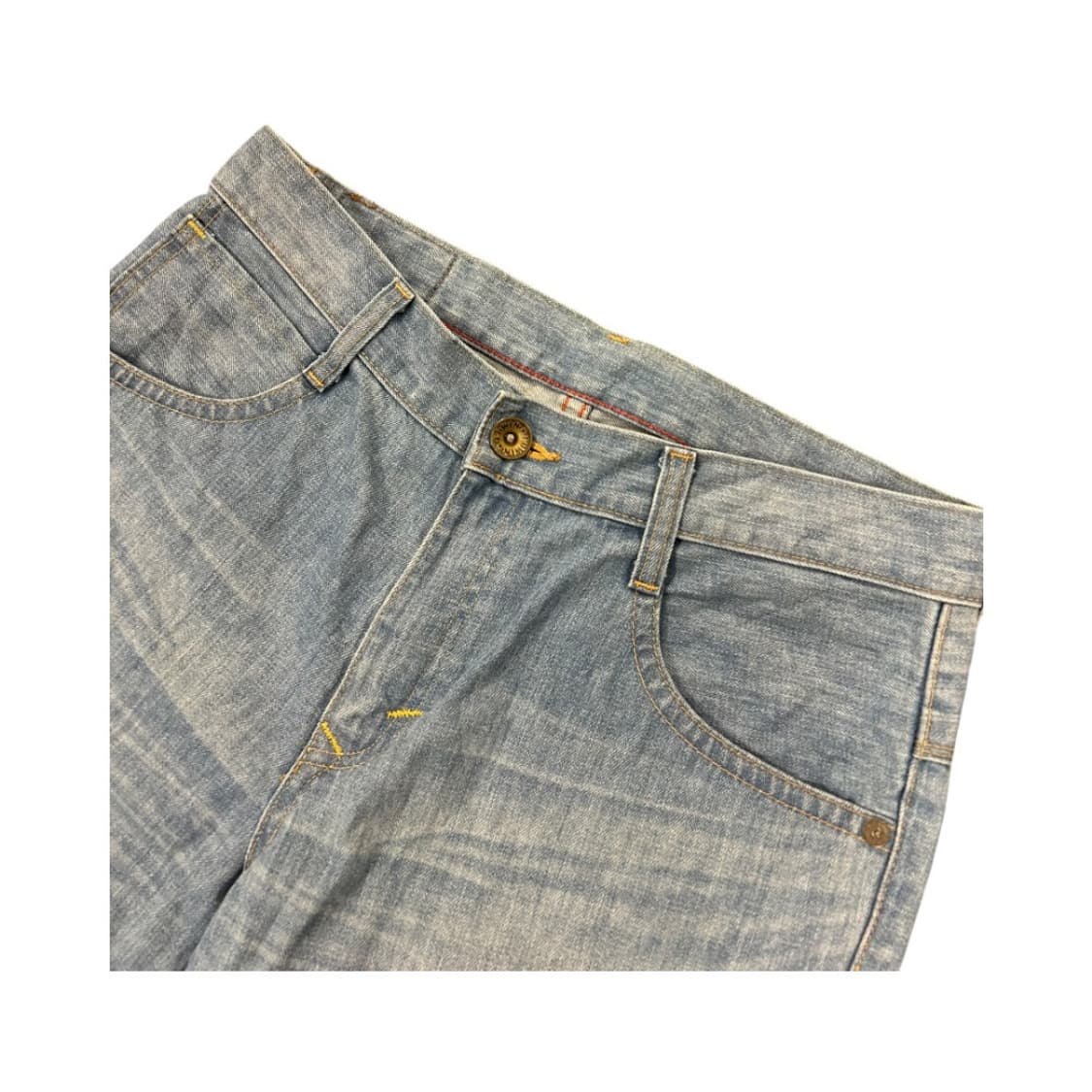 XL) 에드윈 라이트블루 워싱 데님 반바지 BD-047 상품이미지3