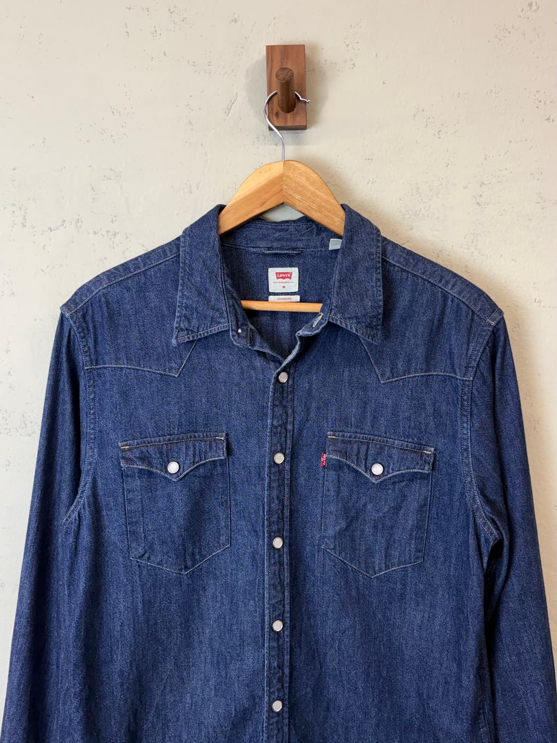 리바이스 빈티지 진청 데님 웨스턴 셔츠 상품이미지2