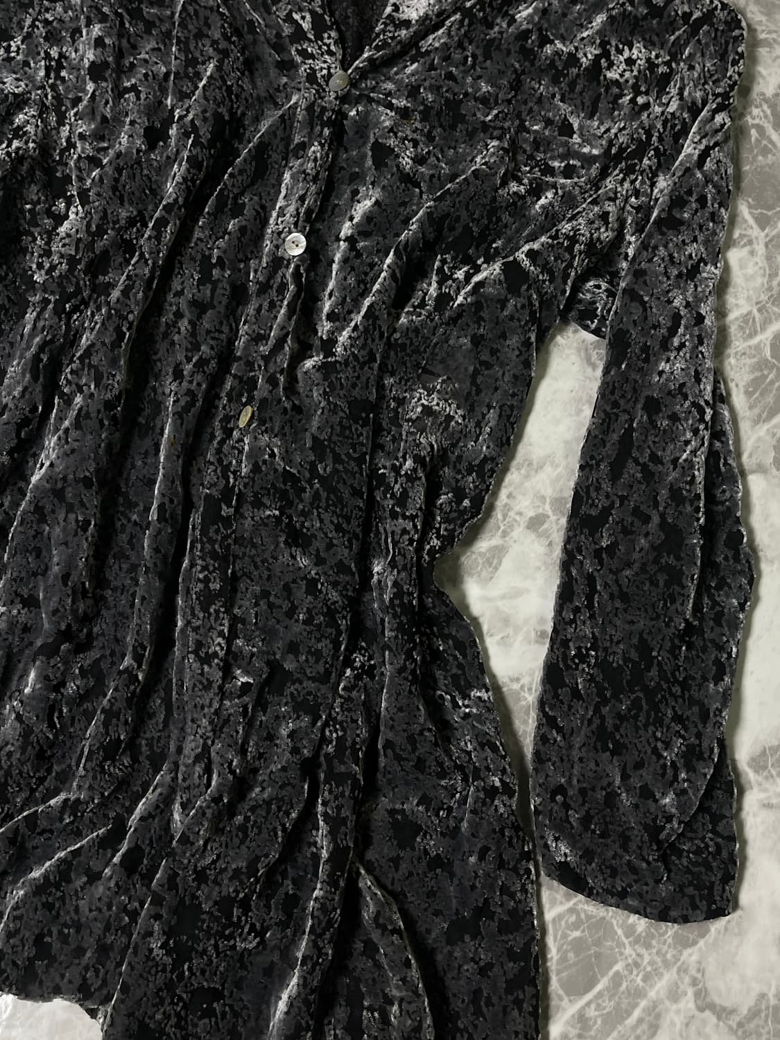 velvet button jacket 상품이미지4