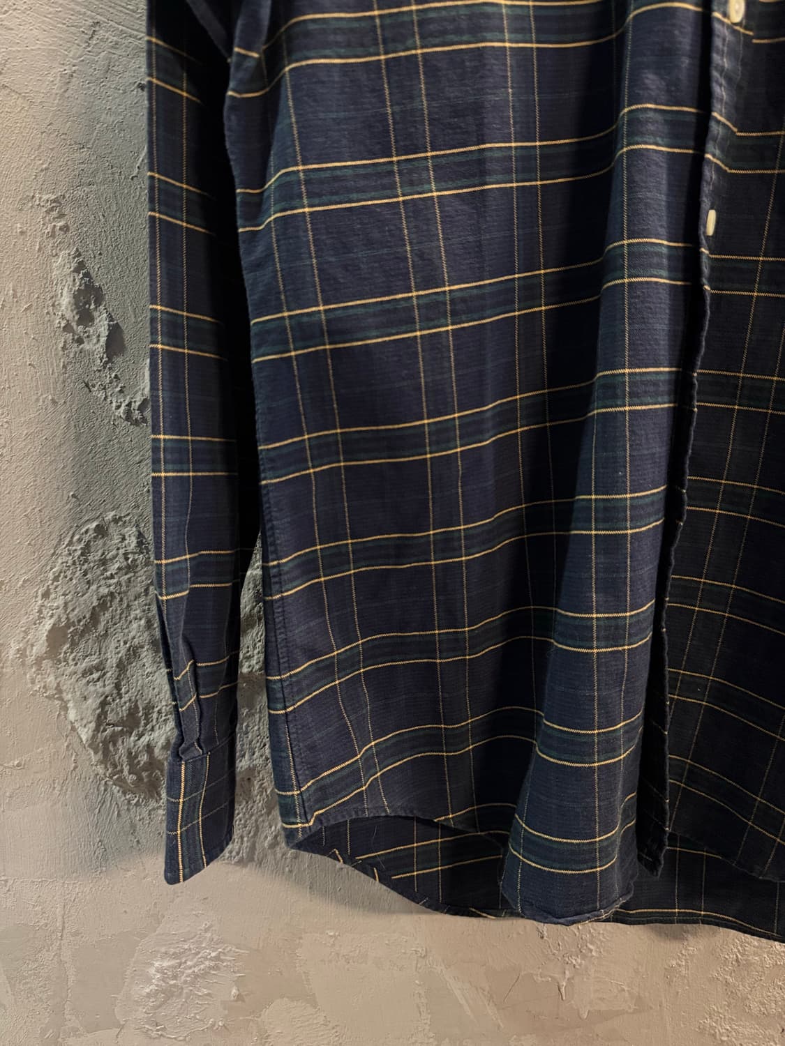 S 랄프로렌 RALPH LAUREN 체크 버튼다운 셔츠 네이비 상품이미지2