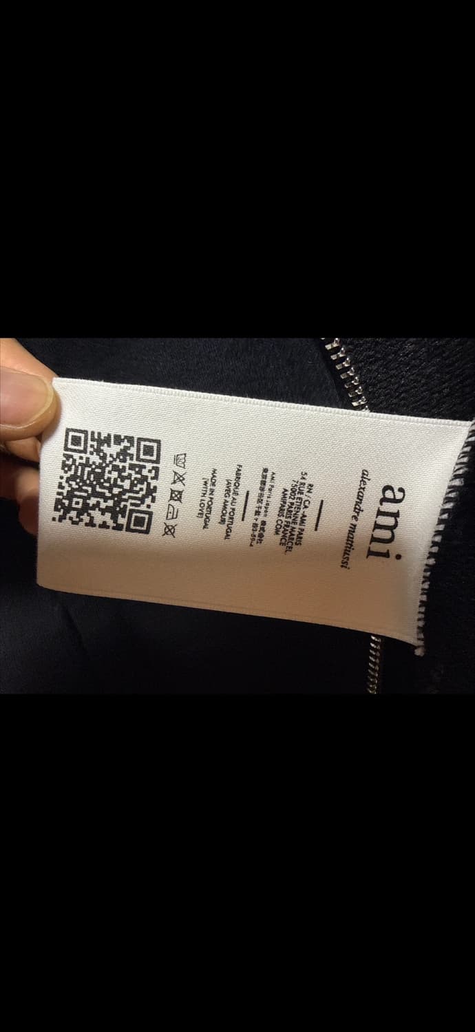 아미 블랙 후드집업 m 상품이미지3