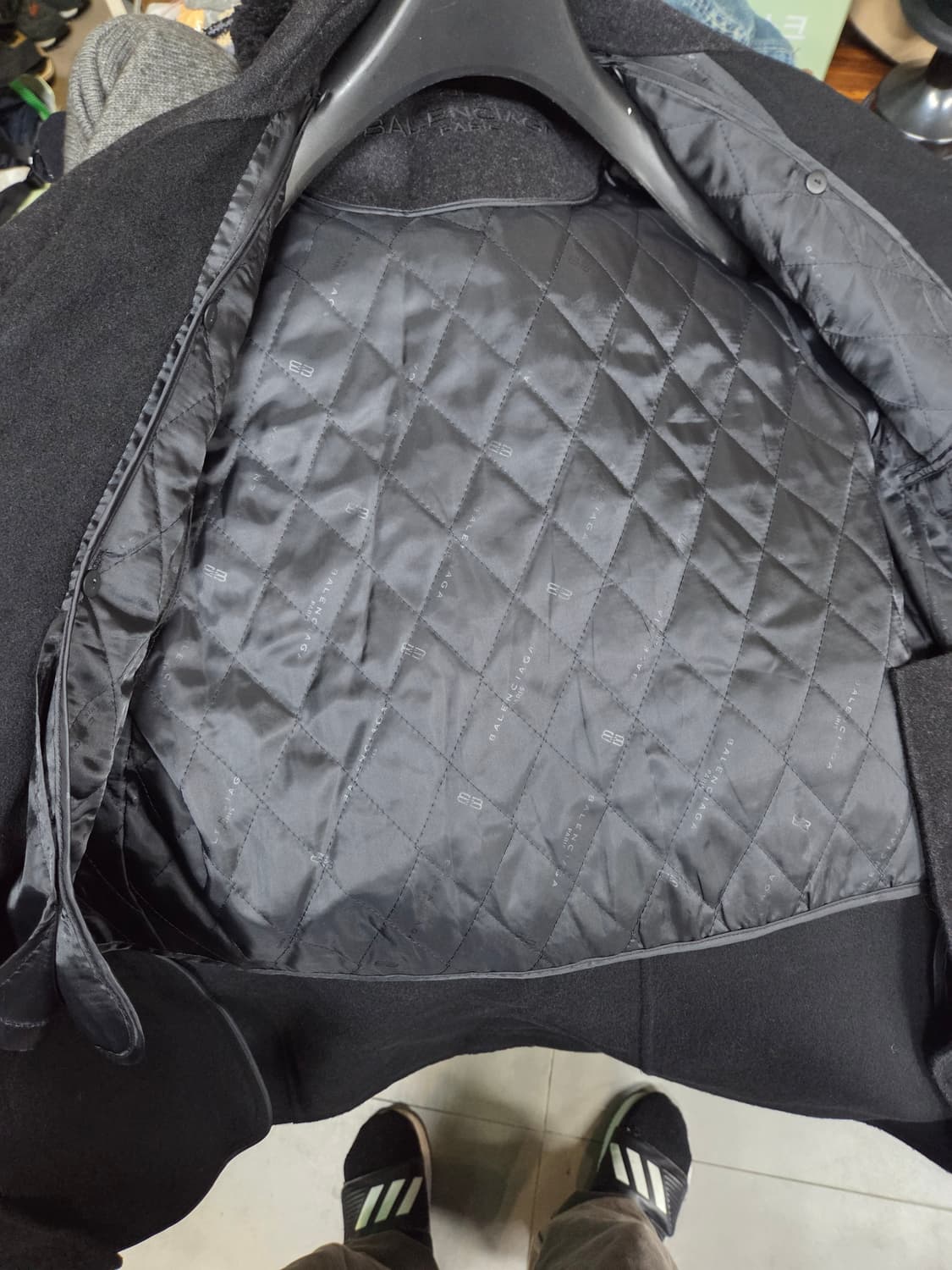 발렌시아가 올드스쿨 울 코트 자켓 95 상품이미지8