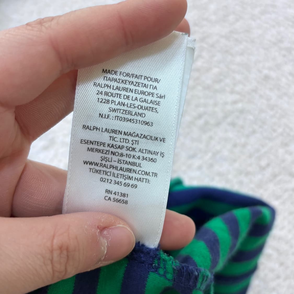 L 폴로랄프로렌 커스텀슬림핏 반팔 0416E 상품이미지5