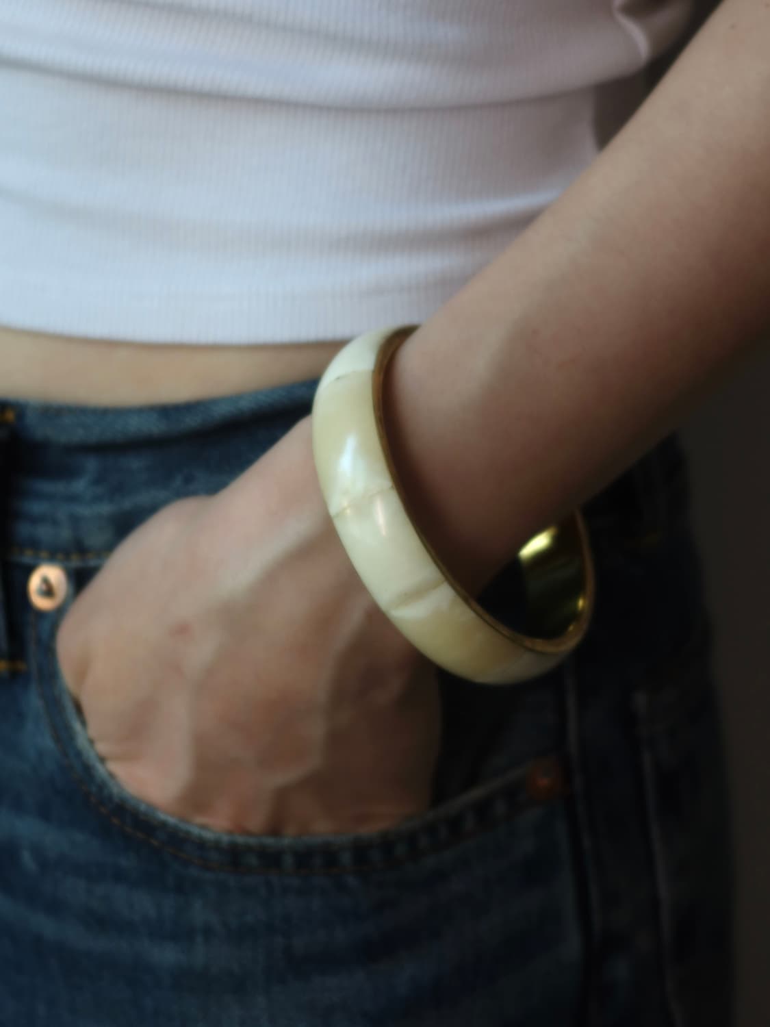 ivory tube bangle 상품이미지1