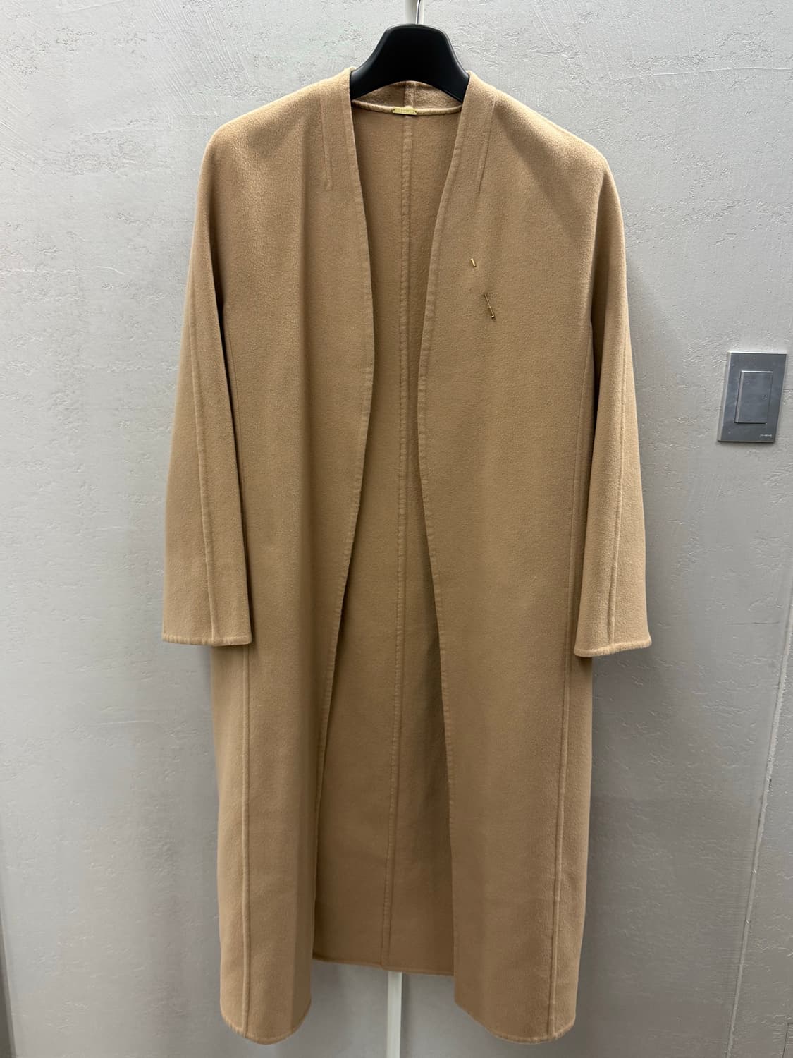 SYSTEM 시스템 모 캐시미어 울 코트 베이지 상품이미지2