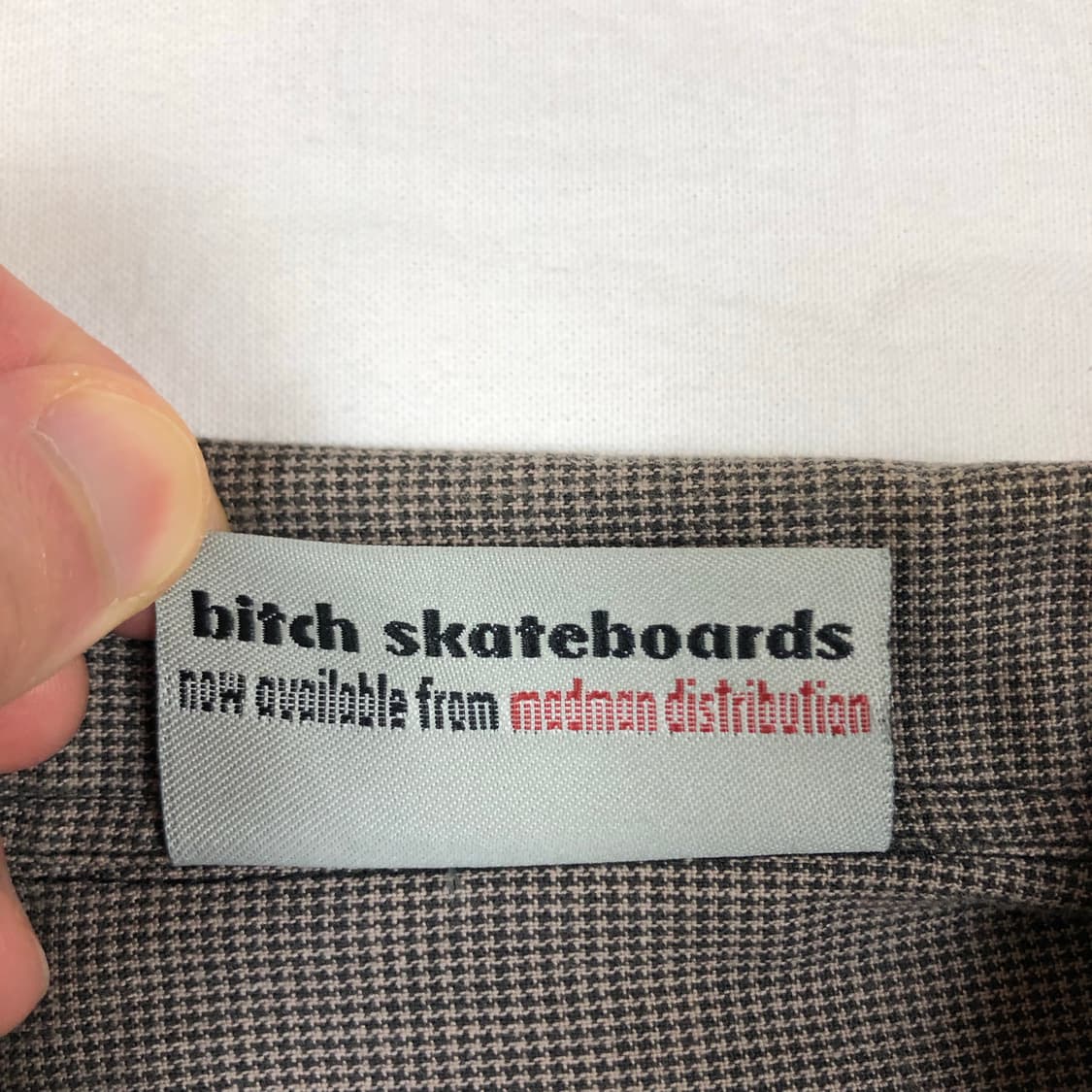 90s 비치스케이트보드 bitch 포켓 체크 지퍼셔츠 상품이미지9