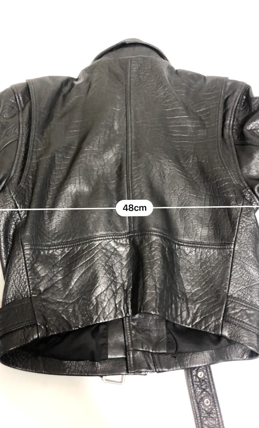 자라 버팔로 소가죽 라이더 자켓 L 상품이미지10