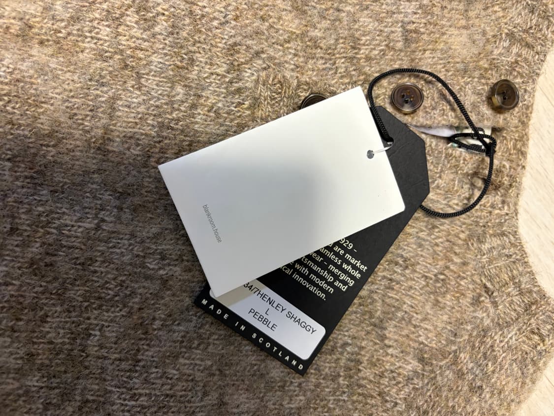 [새상품, L] 블랭크룸x할리 헨리넥 쉐기독 머쉬룸 상품이미지7