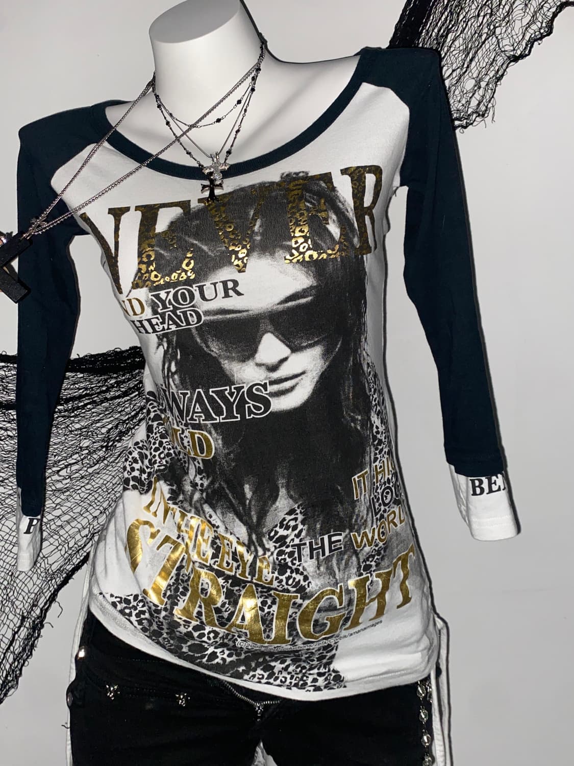 ꒰ঌ DIG DEEP 갸루 레오파드 펑투케 롱슬리브 ໒꒱ 상품이미지4