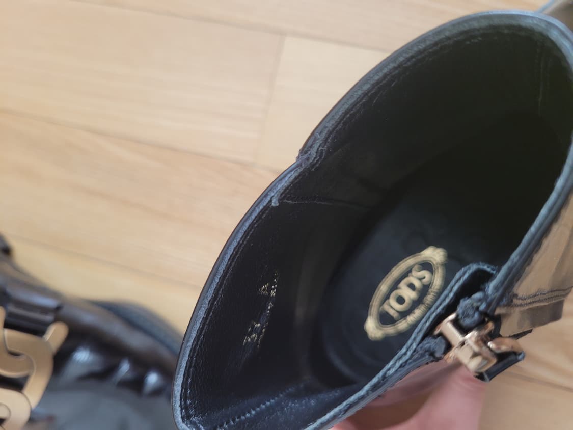 토즈 레더 앵클부츠 37 상품이미지4