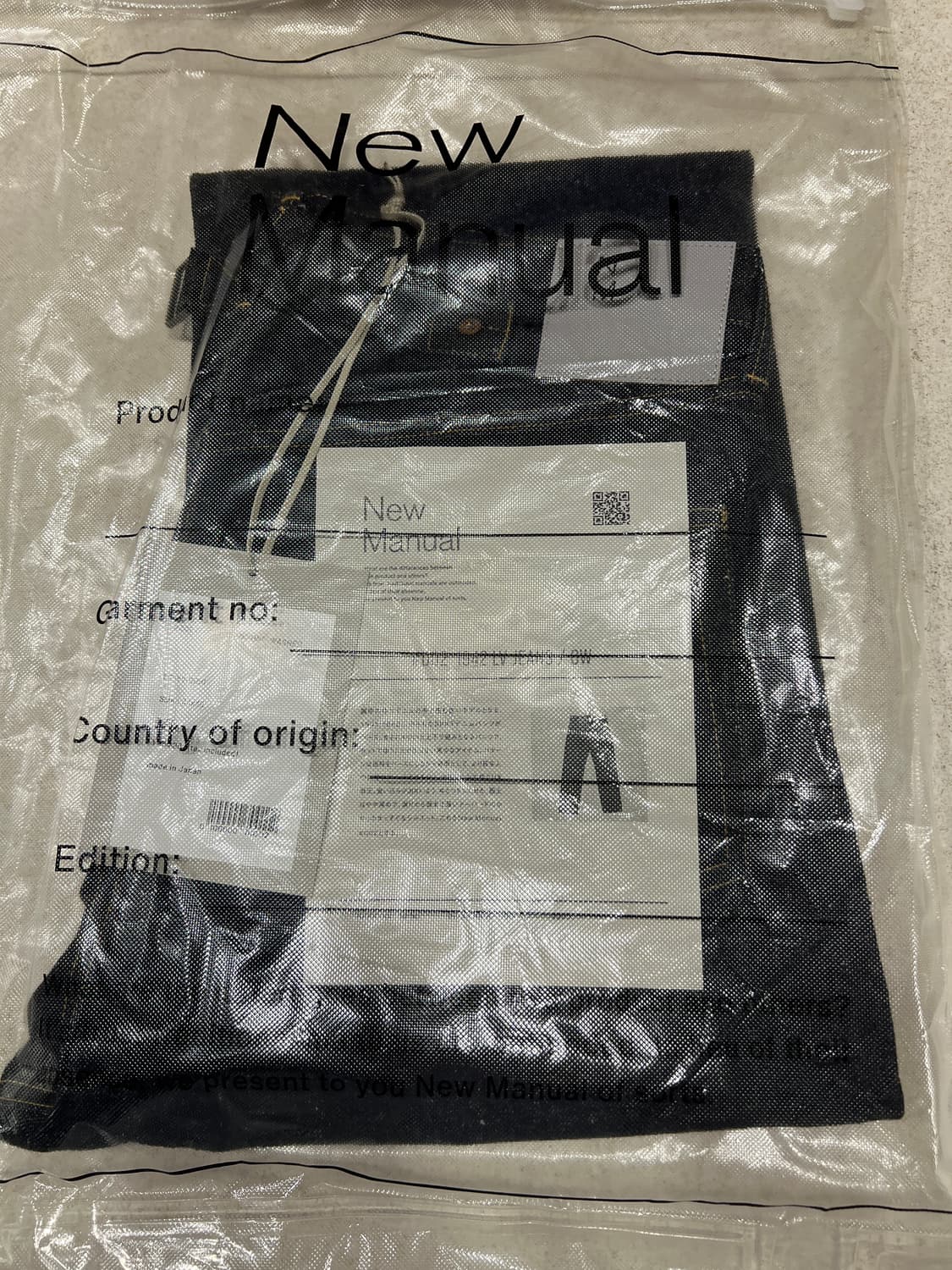 뉴메뉴얼 #002 1942 데님팬츠 원워시 33/30 상품이미지1