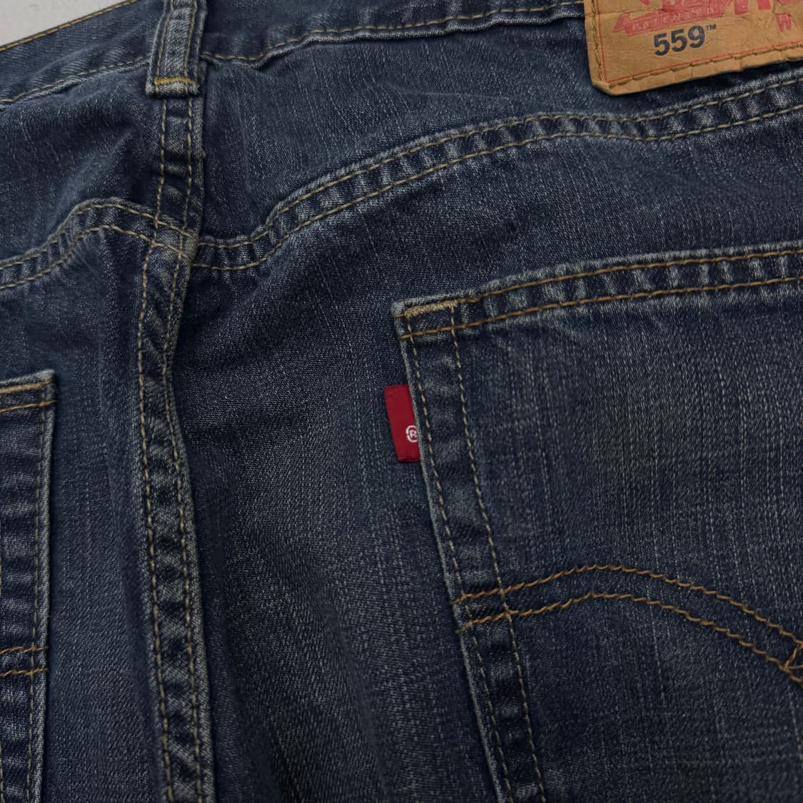 리바이스 559 새깅 워싱 스케이터 와이드 데님팬츠 상품이미지7