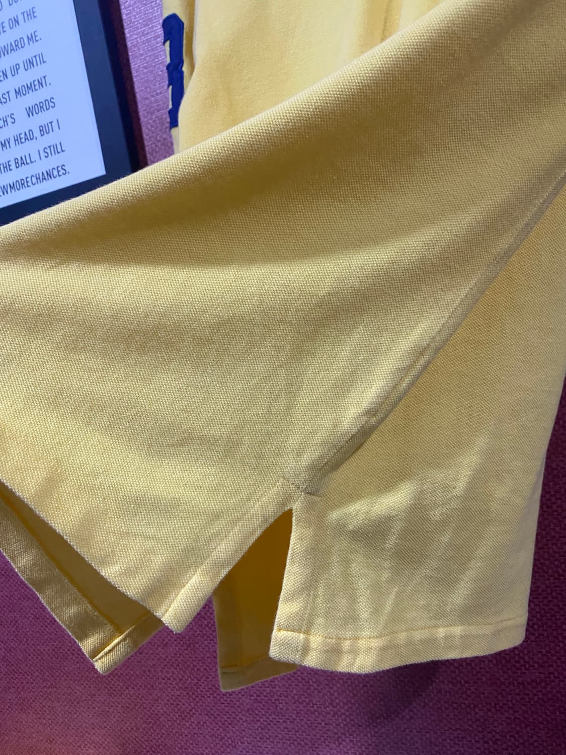 폴로 랄프로렌 옐로우 긴팔 카라티 M 상품이미지7