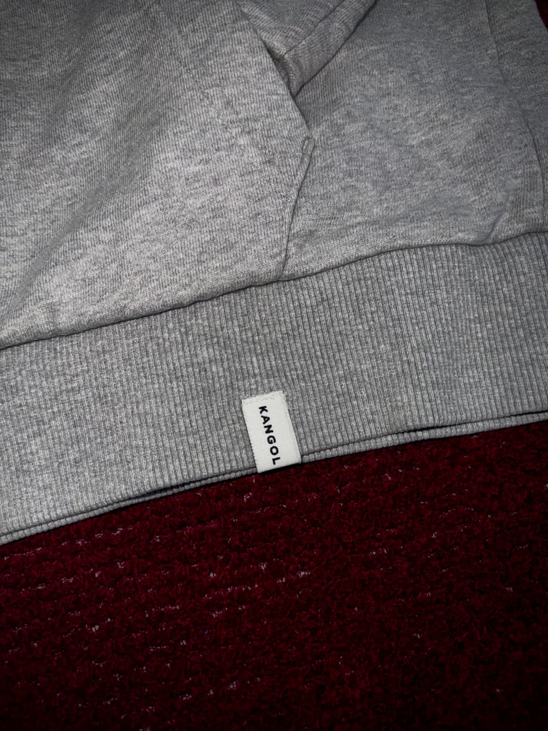 캉골 그레이 후드티 L 상품이미지3