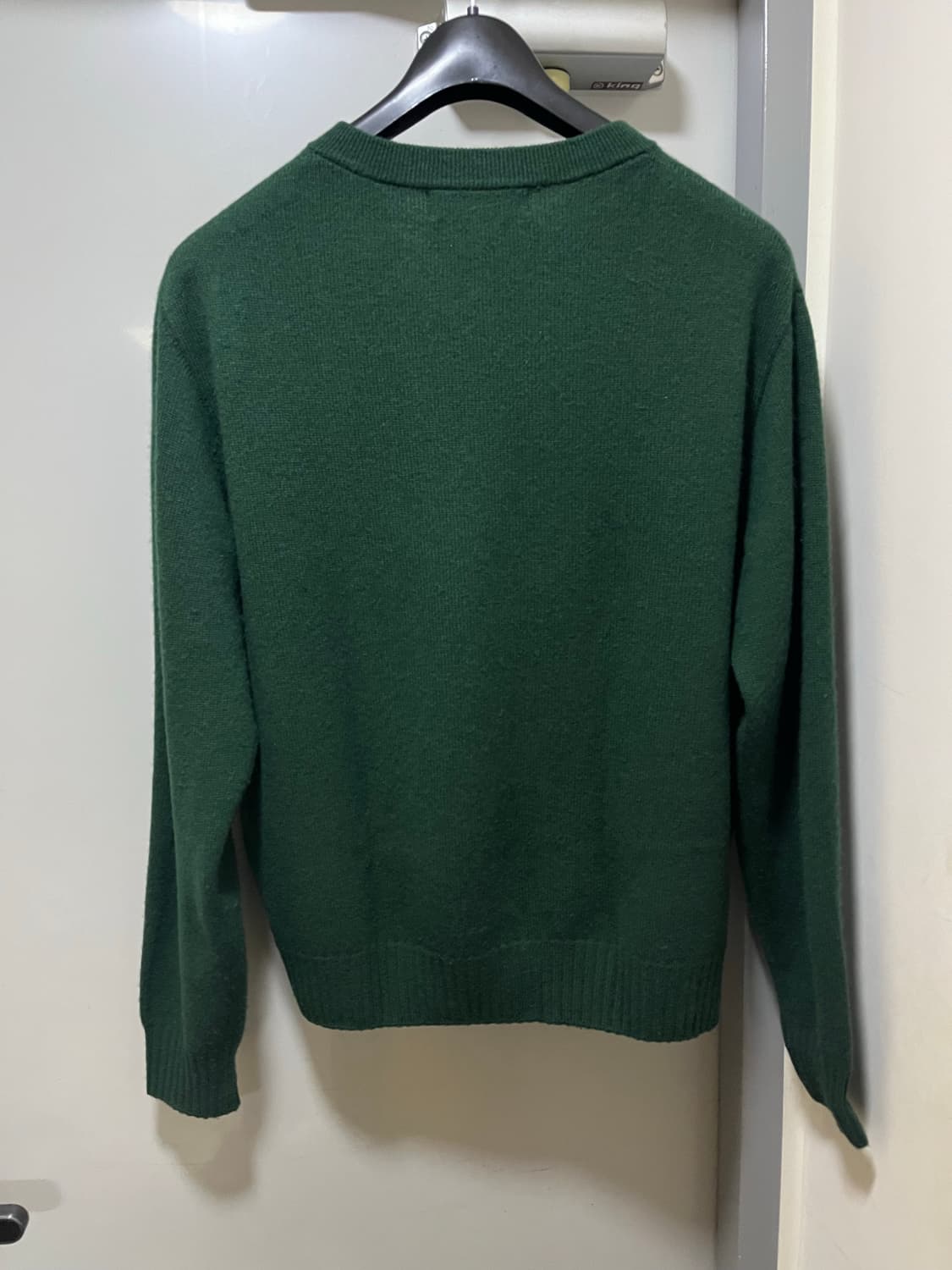 [48] 퍼스트플로어 캐시미어 브이넥 스웨터 포레스트 그린 상품이미지5