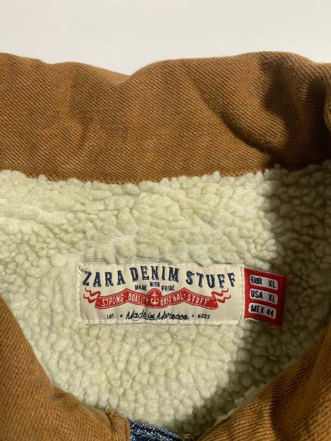 자라 데님 배색 안감 자켓 상품이미지5