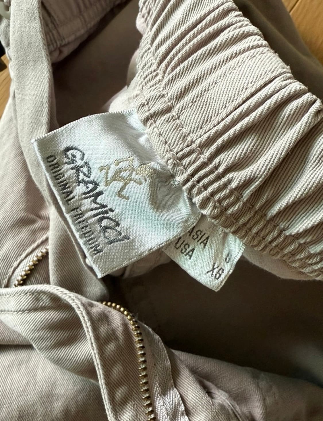 그라미치 루즈 테이퍼드 Taupe 팬츠 XS 상품이미지2