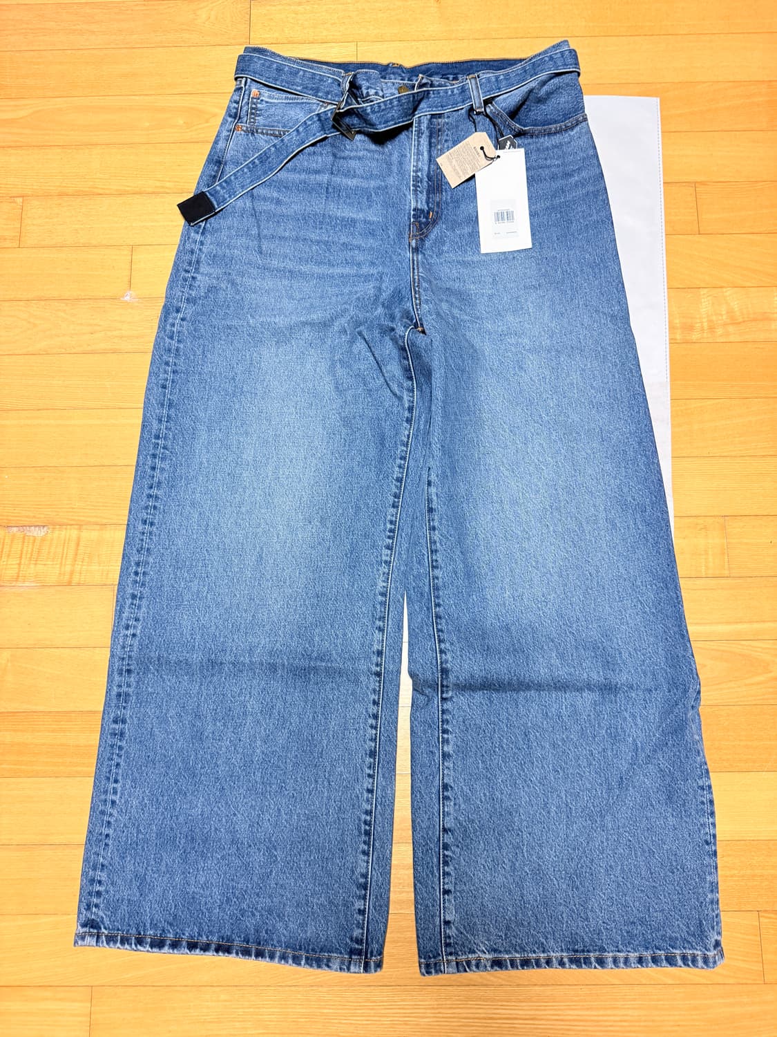 사카이 리바리스 데님 팬츠 블루 상품이미지3