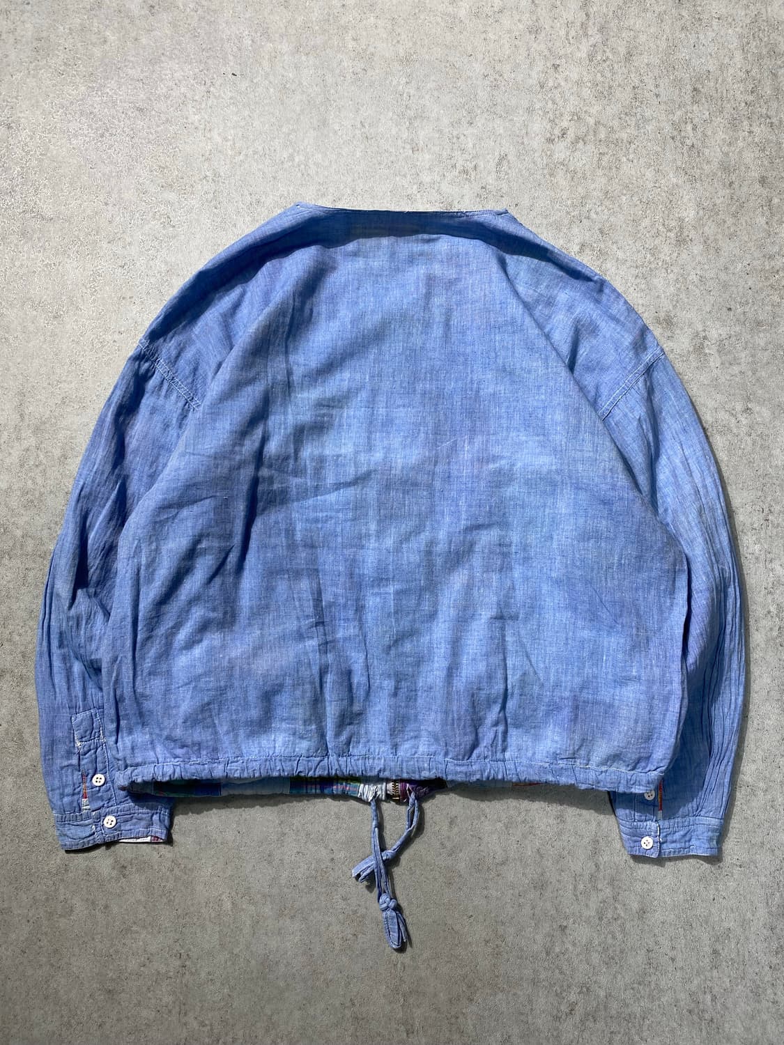 [F] Japanese Vintage 리버서블 패치워크 집업 셔츠 상품이미지8