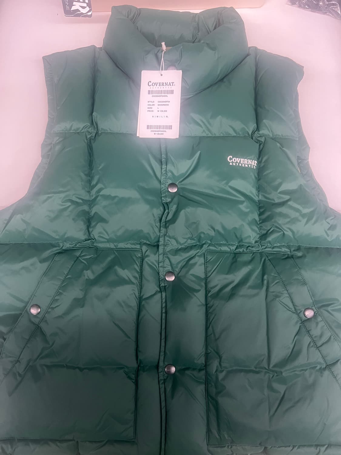 커버낫 RDS 다운 패딩조끼 L사이즈 상품이미지2