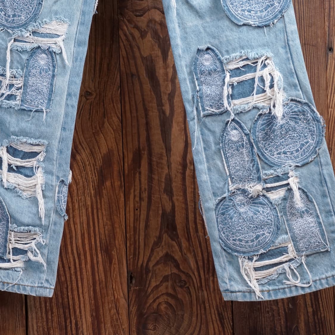 Who Decides War 노트르담 데님팬츠 상품이미지5