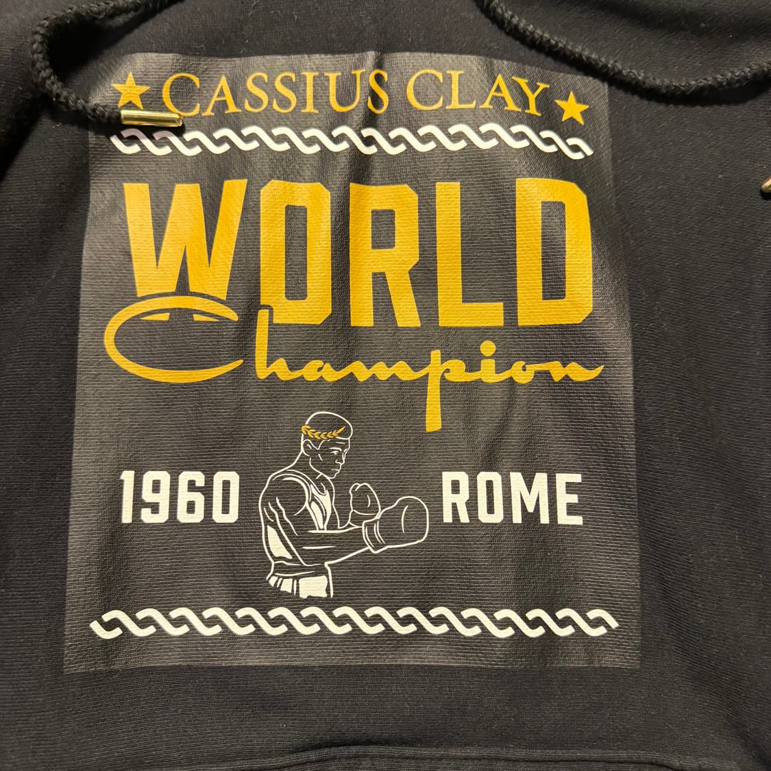 챔피온 X 무하마드 알리 후드 블랙 상품이미지2