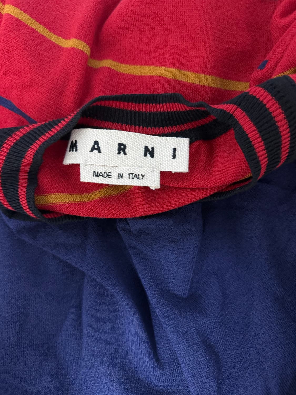 MARNI 마르니 스트라이프 100% 라나 버진 울 니트 상품이미지3